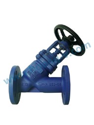 DIN Y type bellow flange globe valve